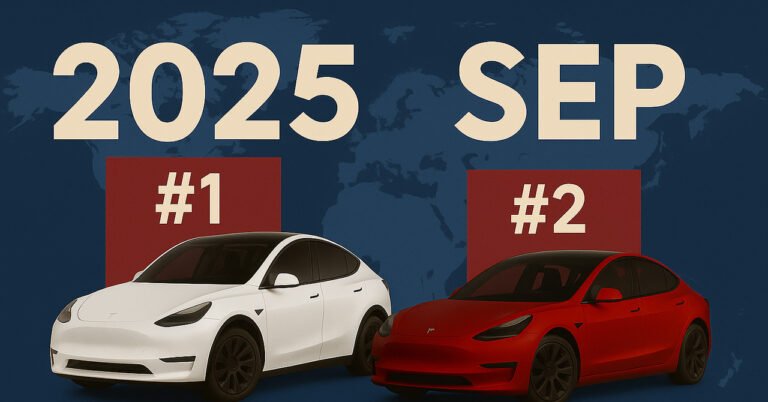 Tesla稱霸全球電動車市場！Model Y與Model 3包攬九月銷量冠亞軍